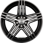 2DRV by WHEELWORLD WH12 Schwarz Hochglanz Poliert (SP+)